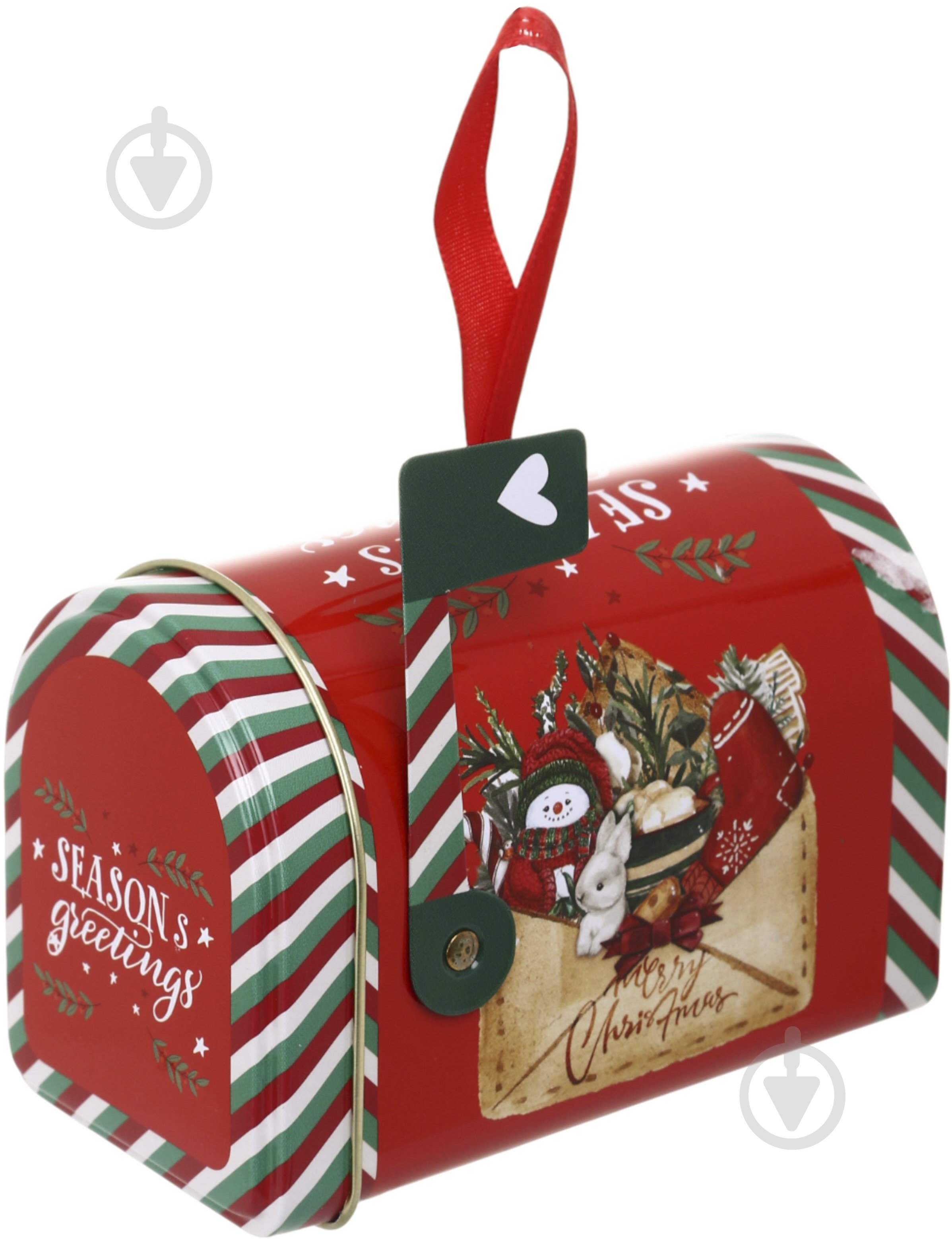 Емкость Excellent Houseware для сладостей Christmas mailbox 11,5х7,5х7,5 см в ассортименте - фото 3 Емкость Excellent Houseware для сладостей Christmas mailbox 11,5х7,5х7,5 см в ассортименте - фото 3