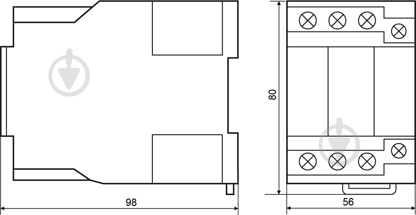 Электромагнитный пускатель Аско-Укрем ПМ 2-32-01 M7 230В (LC1-D3201) A0040010050 - фото 5