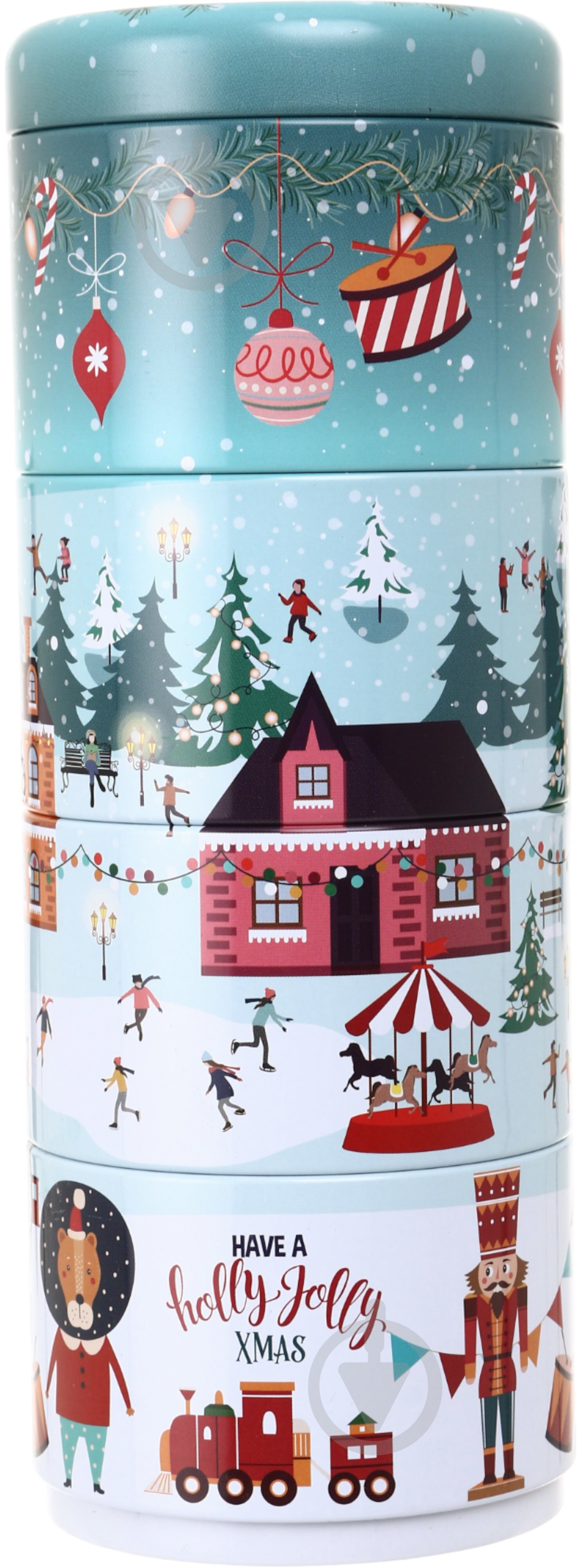 Емкость Excellent Houseware для сладостей 4-х секционная Winter city, 22,5x8,5 см в ассортименте - фото 3 Емкость Excellent Houseware для сладостей 4-х секционная Winter city, 22,5x8,5 см в ассортименте - фото 3