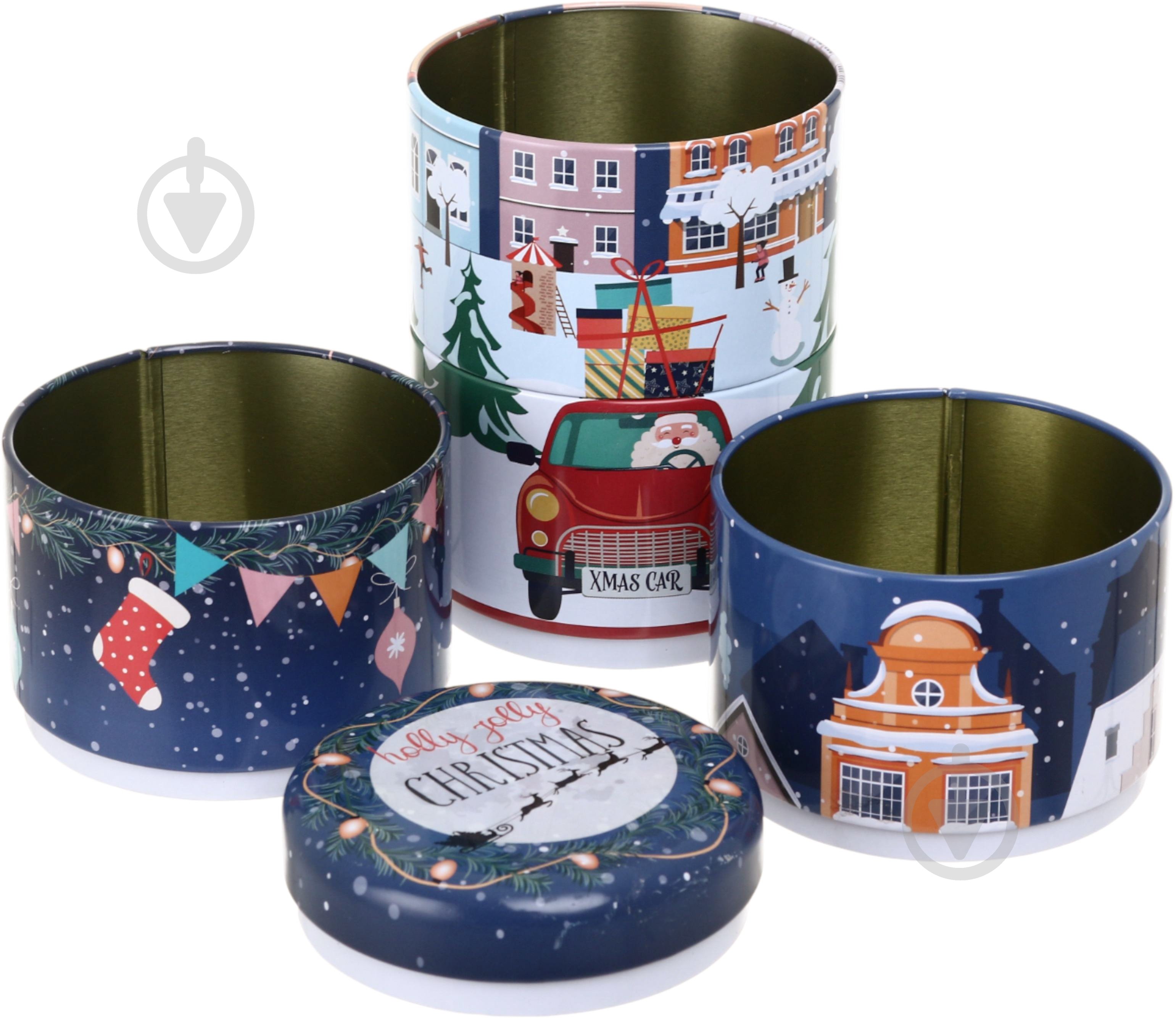 Емкость Excellent Houseware для сладостей 4-х секционная Winter city, 22,5x8,5 см в ассортименте - фото 5 Емкость Excellent Houseware для сладостей 4-х секционная Winter city, 22,5x8,5 см в ассортименте - фото 5