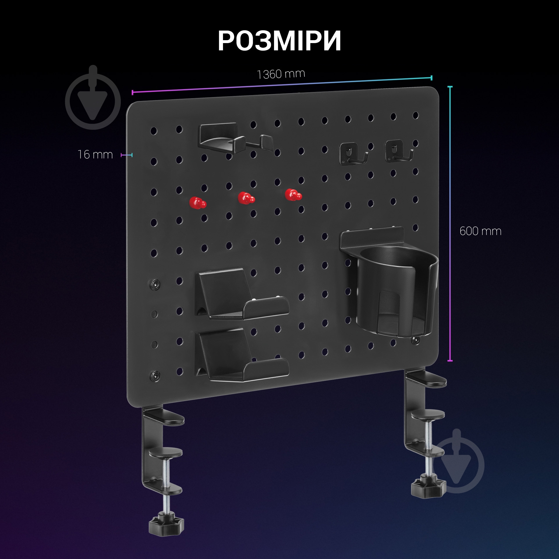 Стол игровой GamePro MD215 - фото 17