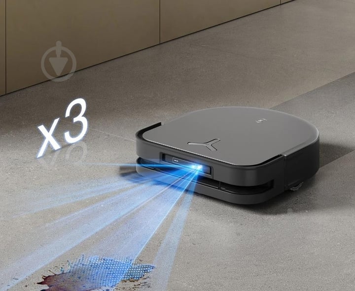 Робот-пилосос Ecovacs DEEBOT X5 PRO OMNI (DDX39 BLACK) black - фото 12