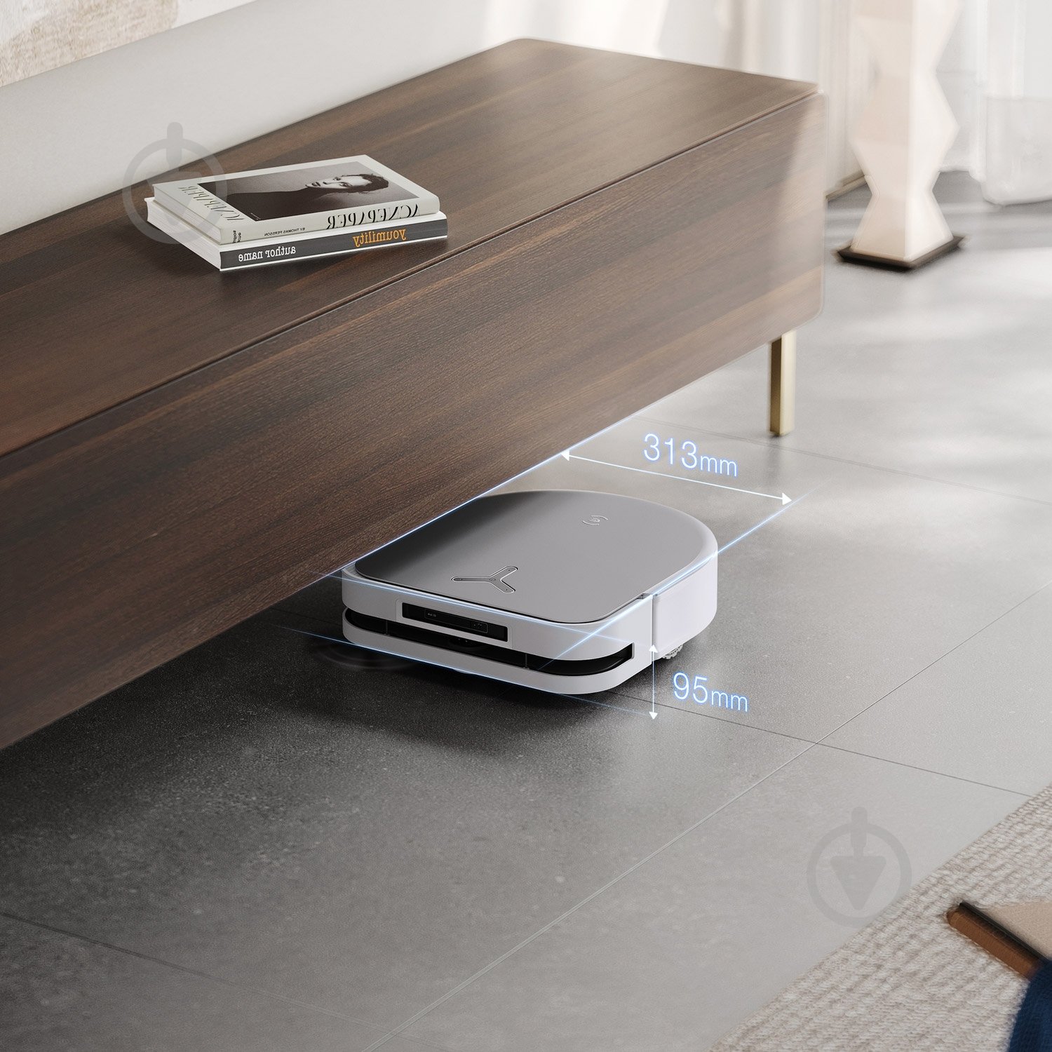 Робот-пилосос Ecovacs DEEBOT X5 PRO OMNI (DDX39 WHITE) white - фото 21