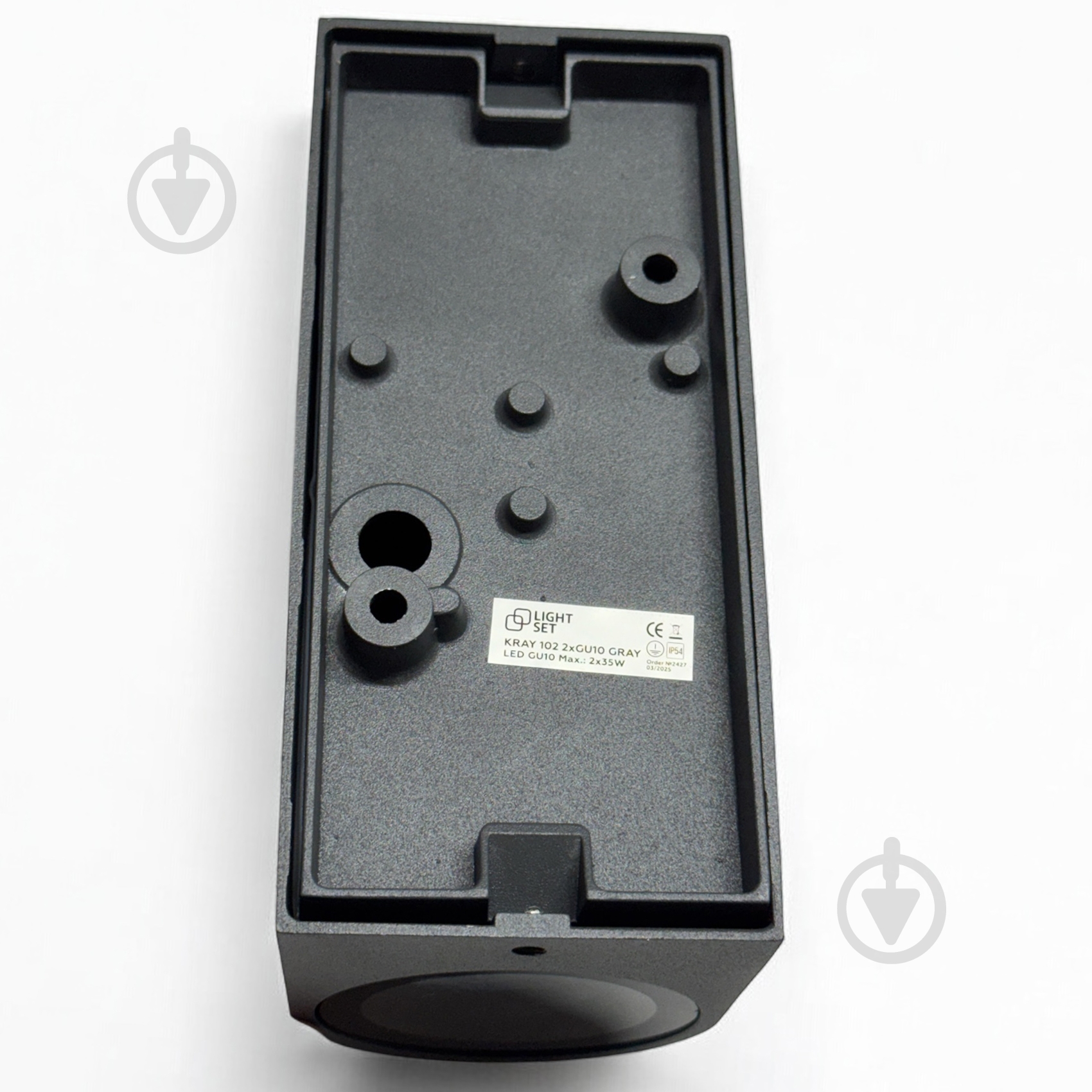 Світильник вуличний настінний LIGHT SET KRAY 102 2xGU10 /сірий - фото 6 Світильник вуличний настінний LIGHT SET KRAY 102 2xGU10 /сірий - фото 6