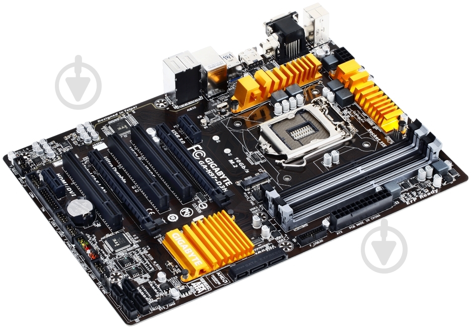 Материнська плата Gigabyte GA-H97-D3H (Socket 1150, Intel H97, ATX) - фото 3 Материнська плата Gigabyte GA-H97-D3H (Socket 1150, Intel H97, ATX) - фото 3