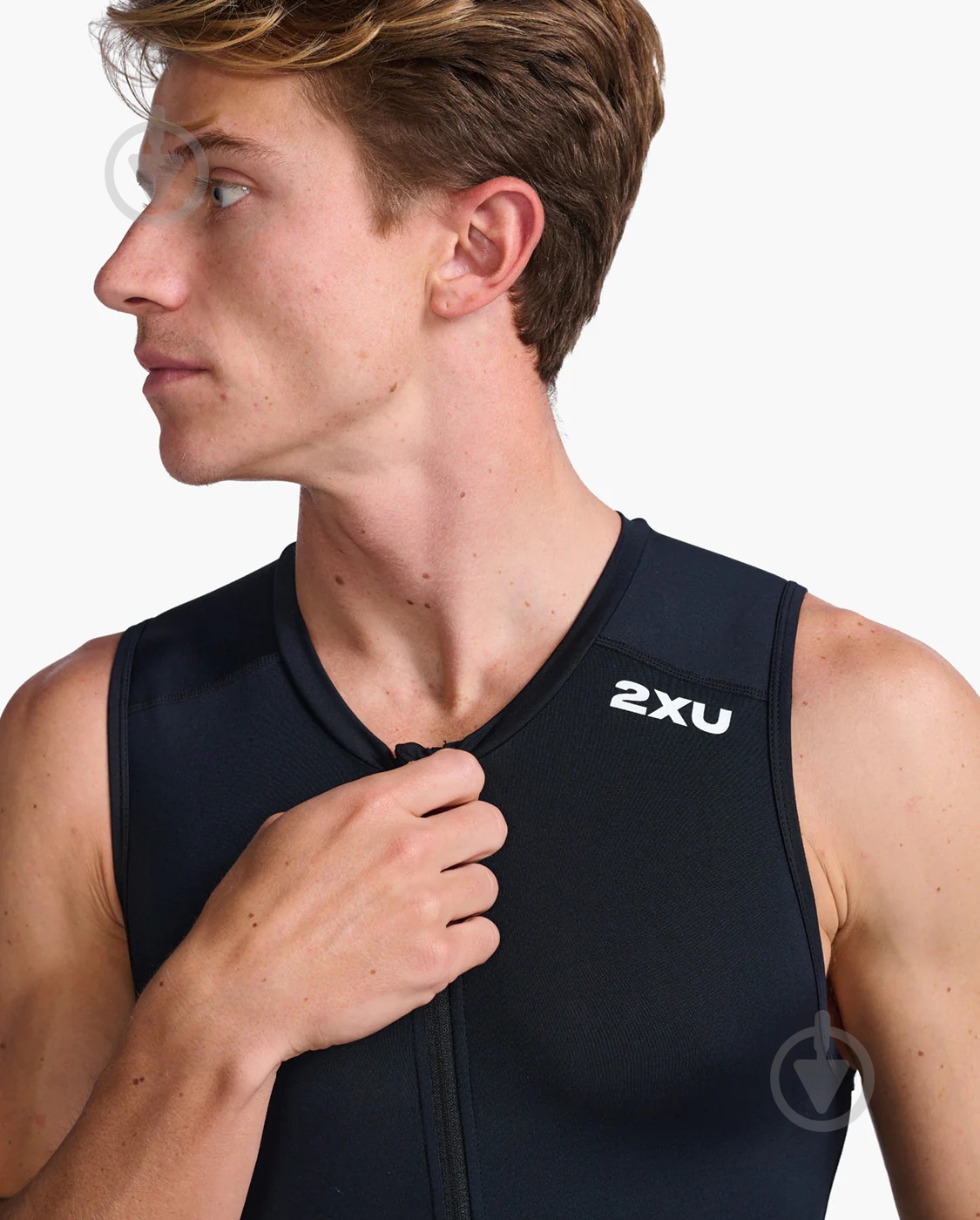 Спортивний костюм 2XU Core Trisuit MT6437d_BLK/WHT р.L чорний - фото 4