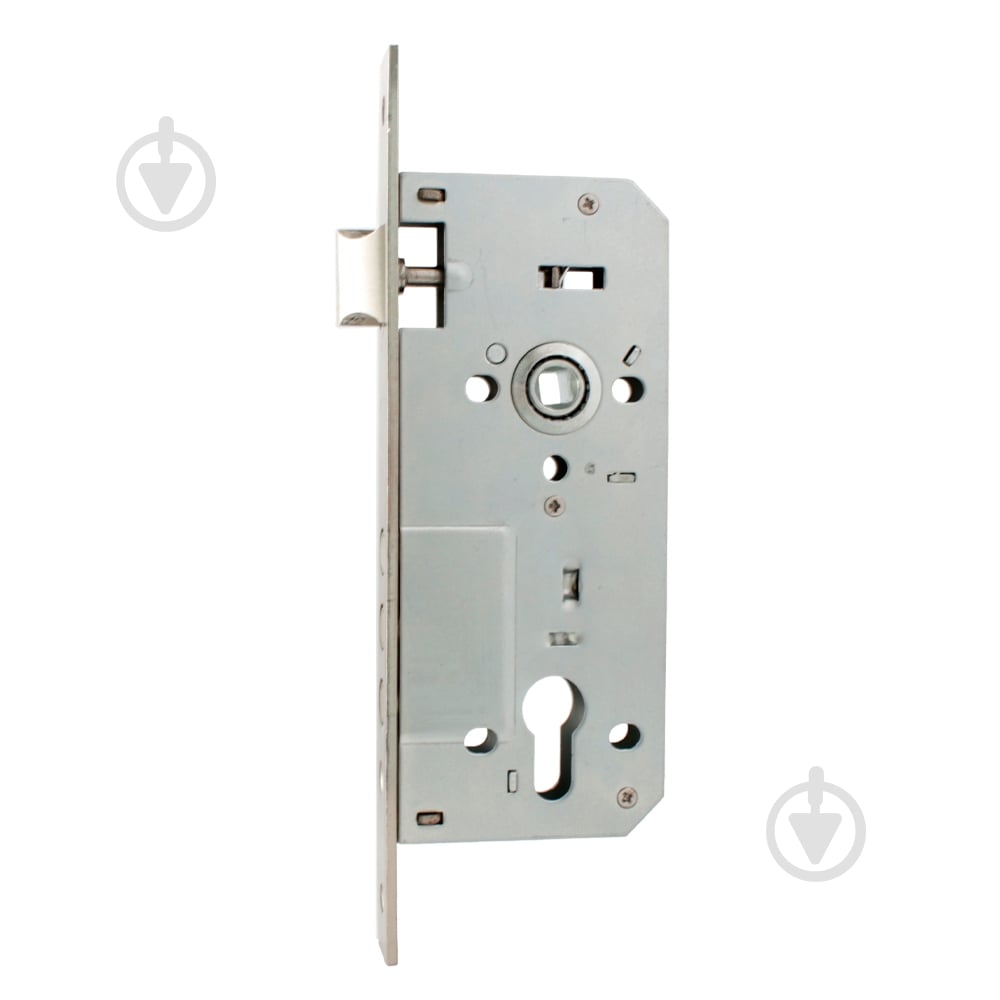 Дверний замок вхідний Comit Art.CТ8545 із засувкою під циліндр нержавіюча сталь - фото 2 Дверний замок вхідний Comit Art.CТ8545 із засувкою під циліндр нержавіюча сталь - фото 2