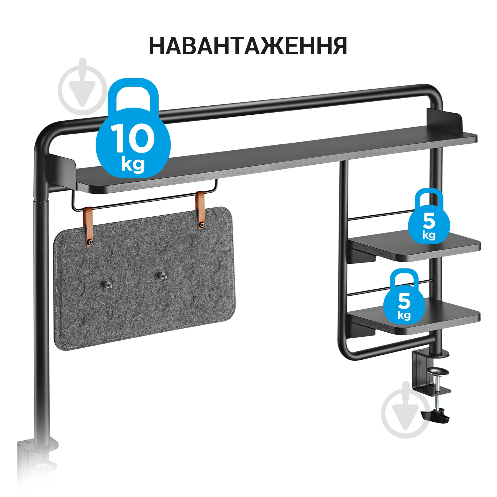 Полка-органайзер настольная OfficePro DS253B - фото 4