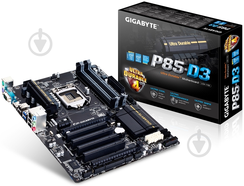Материнская плата Gigabyte GA-P85-D3 (Socket 1150, Intel B85, ATX) - фото 4