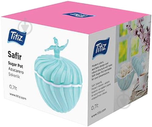 Сахарница Titiz Plastik Safir AP-9195-LB - фото 3 Сахарница Titiz Plastik Safir AP-9195-LB - фото 3