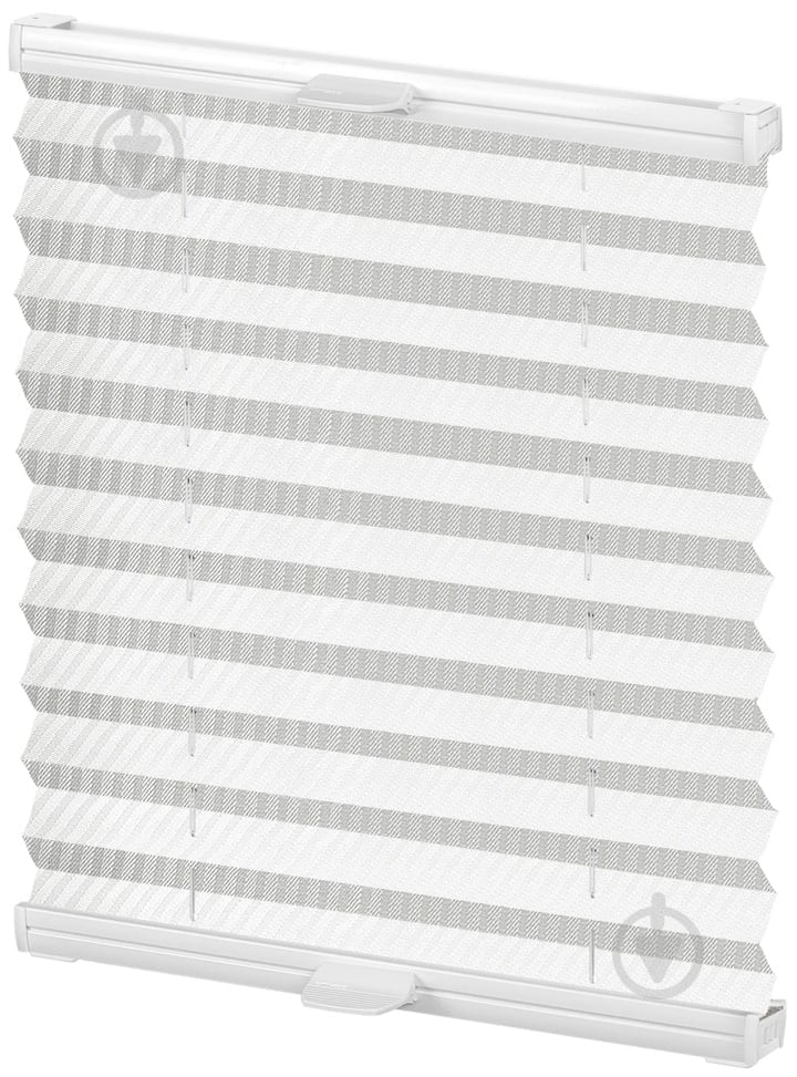 Штора-плиссе Rollotex ткань FUSION 73х65 см Светло-серый - фото 1