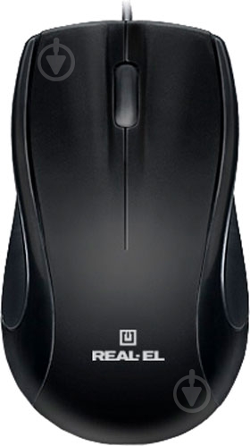 Мышь REAL-EL RM-250 black - фото 1