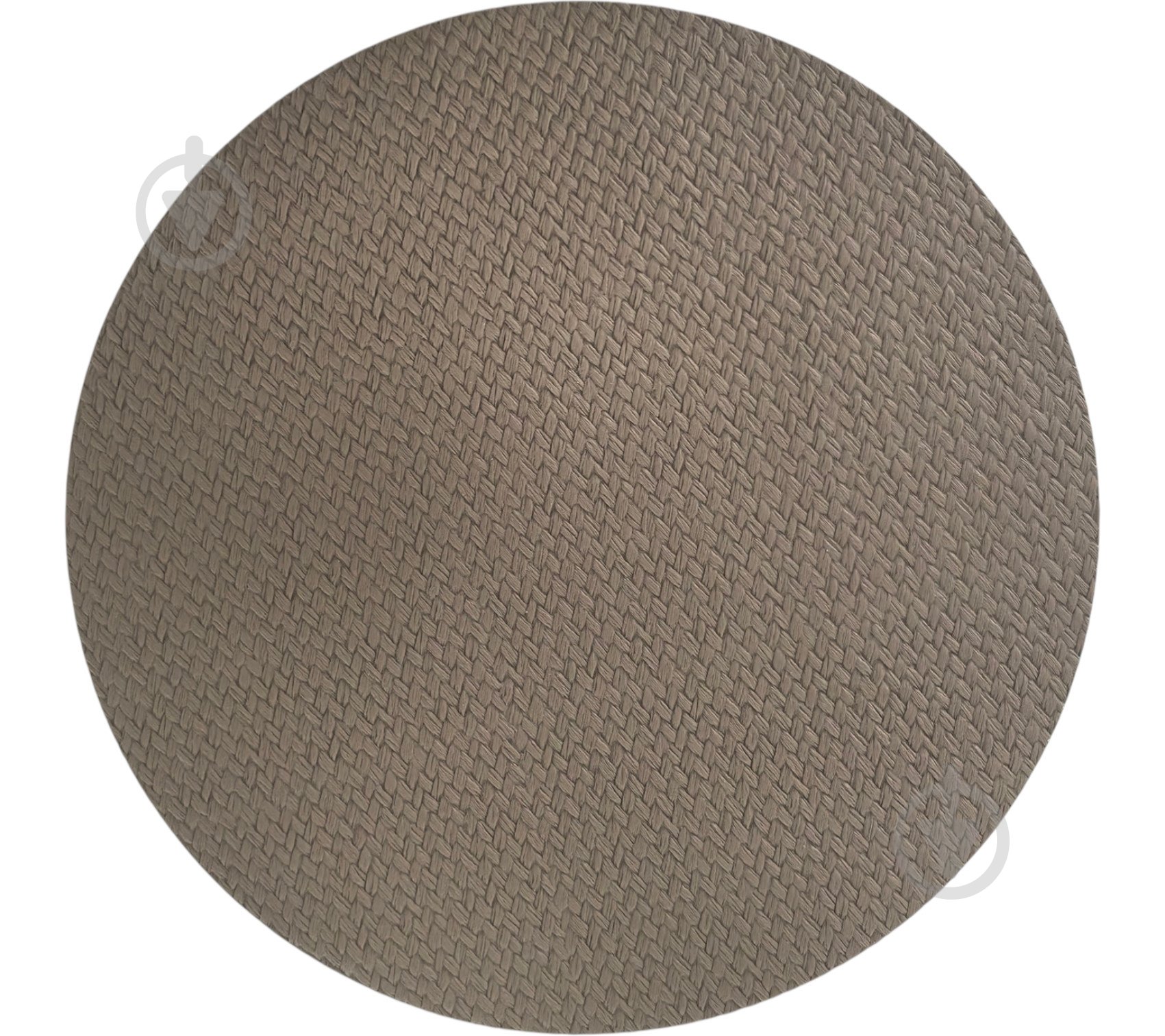 Коврик для сервировки Fiora круглый двусторонний 38 см коричневый полиуретан/текстиль ACM4086Y - фото 1 Коврик для сервировки Fiora круглый двусторонний 38 см коричневый полиуретан/текстиль ACM4086Y - фото 1