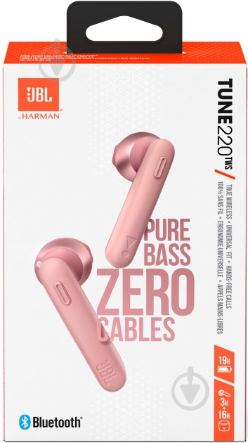 Наушники JBL TUNE 220 TWS pink (JBLT220TWSPIK) - фото 7