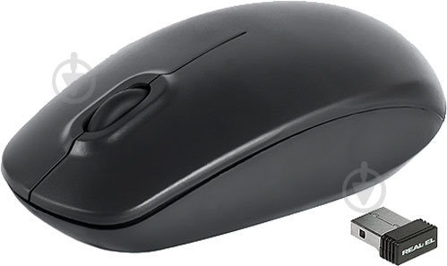 Миша REAL-EL RM-302 Wireless black - фото 2 Миша REAL-EL RM-302 Wireless black - фото 2