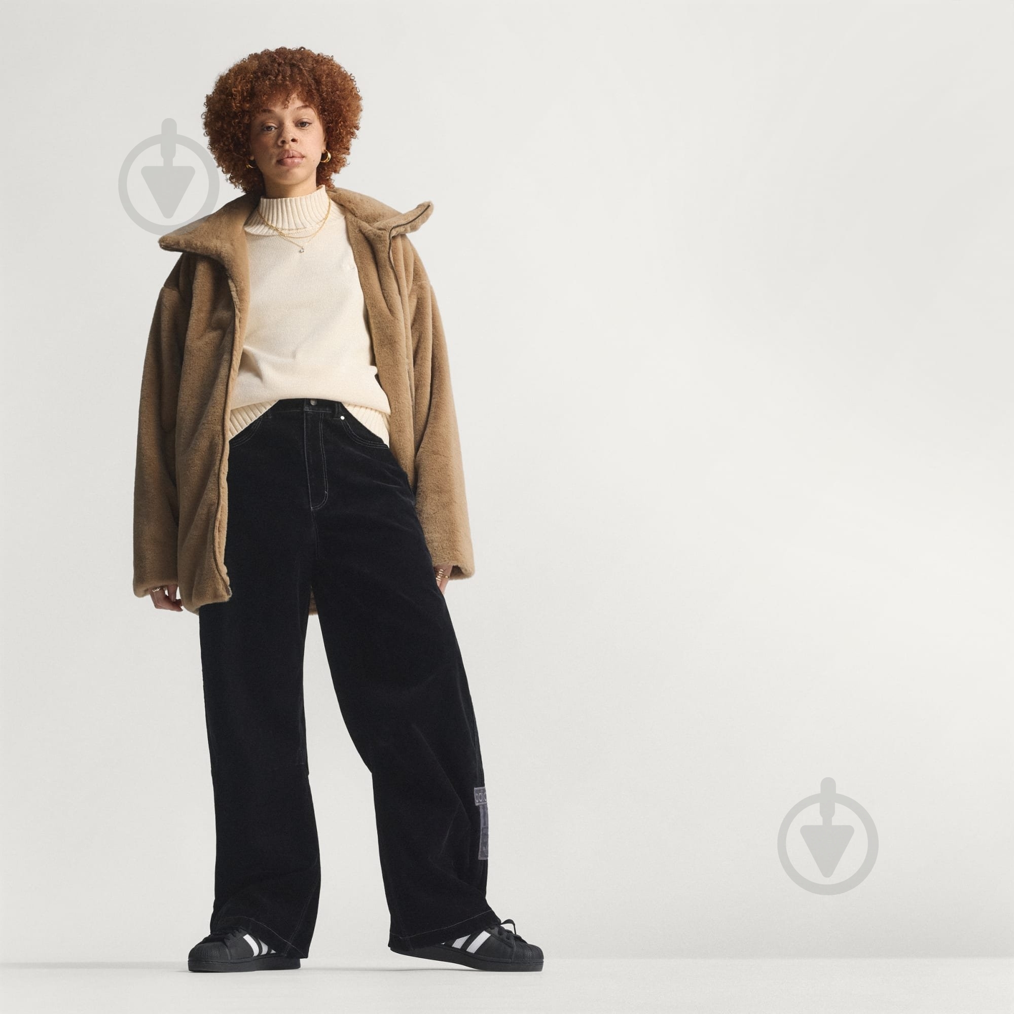 Куртка жіночий зимовий Adidas Fur Jacket JY2383 р.M коричневий - фото 5