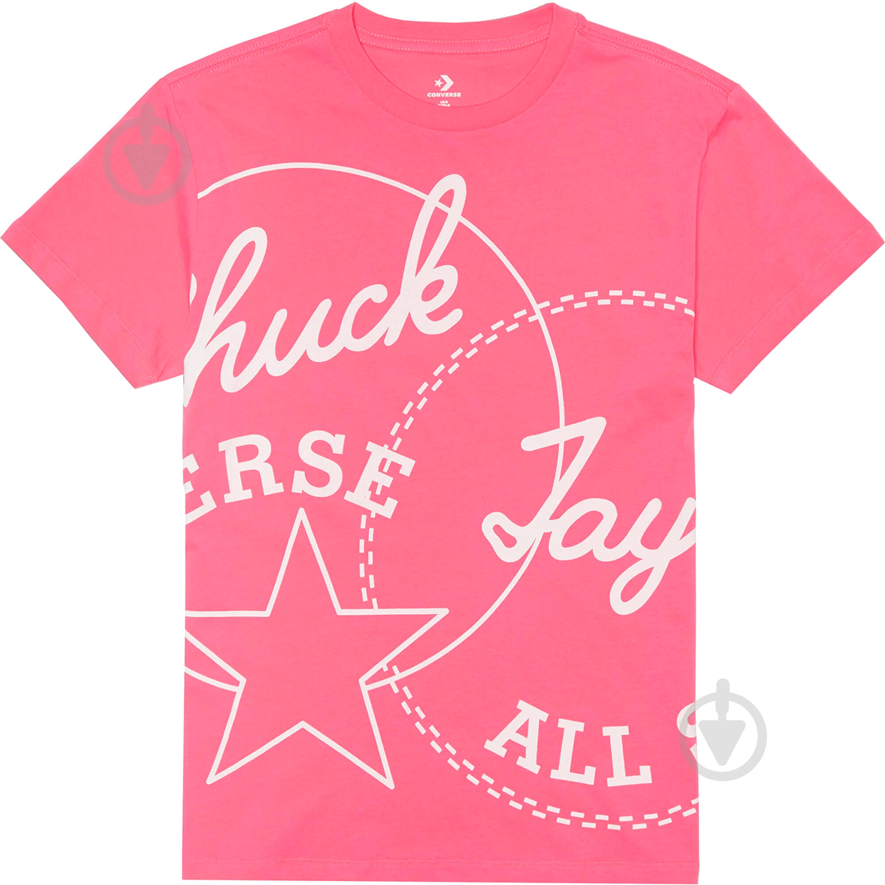 Футболка Converse Exploded Chuck Patch Tee 10021642-A04 р.XS розовый - фото 1 Футболка Converse Exploded Chuck Patch Tee 10021642-A04 р.XS розовый - фото 1