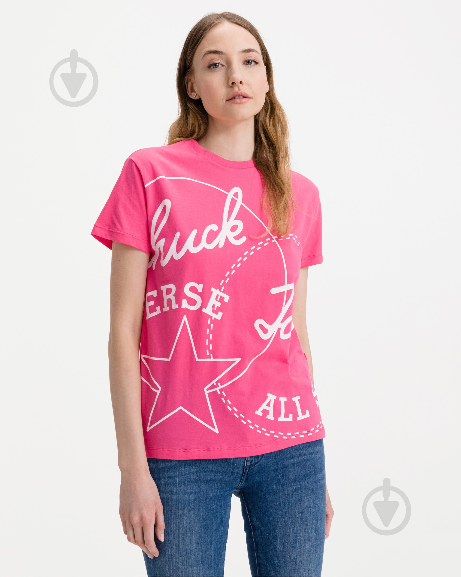 Футболка Converse Exploded Chuck Patch Tee 10021642-A04 р.XS розовый - фото 2 Футболка Converse Exploded Chuck Patch Tee 10021642-A04 р.XS розовый - фото 2