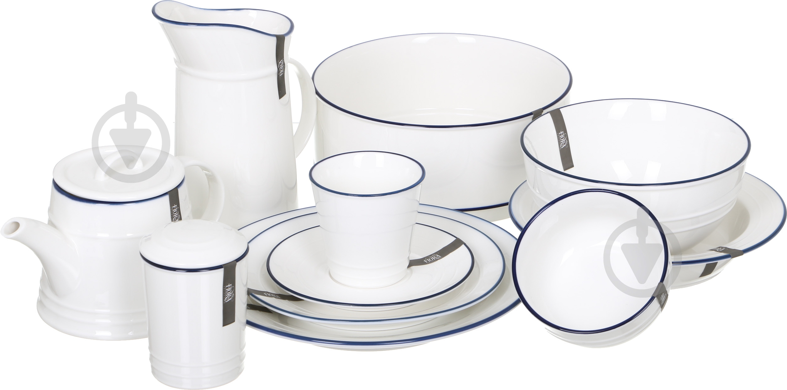 Салатник Fiora Nostalgia white 18 см LH5705-18-J020 - фото 4