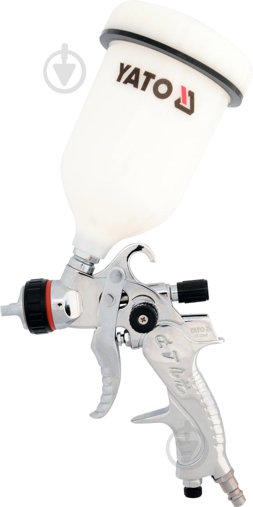 УЦЕНКА! Краскораспылитель YATO с верхним бачком 0,6 л сопло O=1,4мм YT-2340 (УЦ №2556) - фото 1 УЦЕНКА! Краскораспылитель YATO с верхним бачком 0,6 л сопло O=1,4мм YT-2340 (УЦ №2556) - фото 1