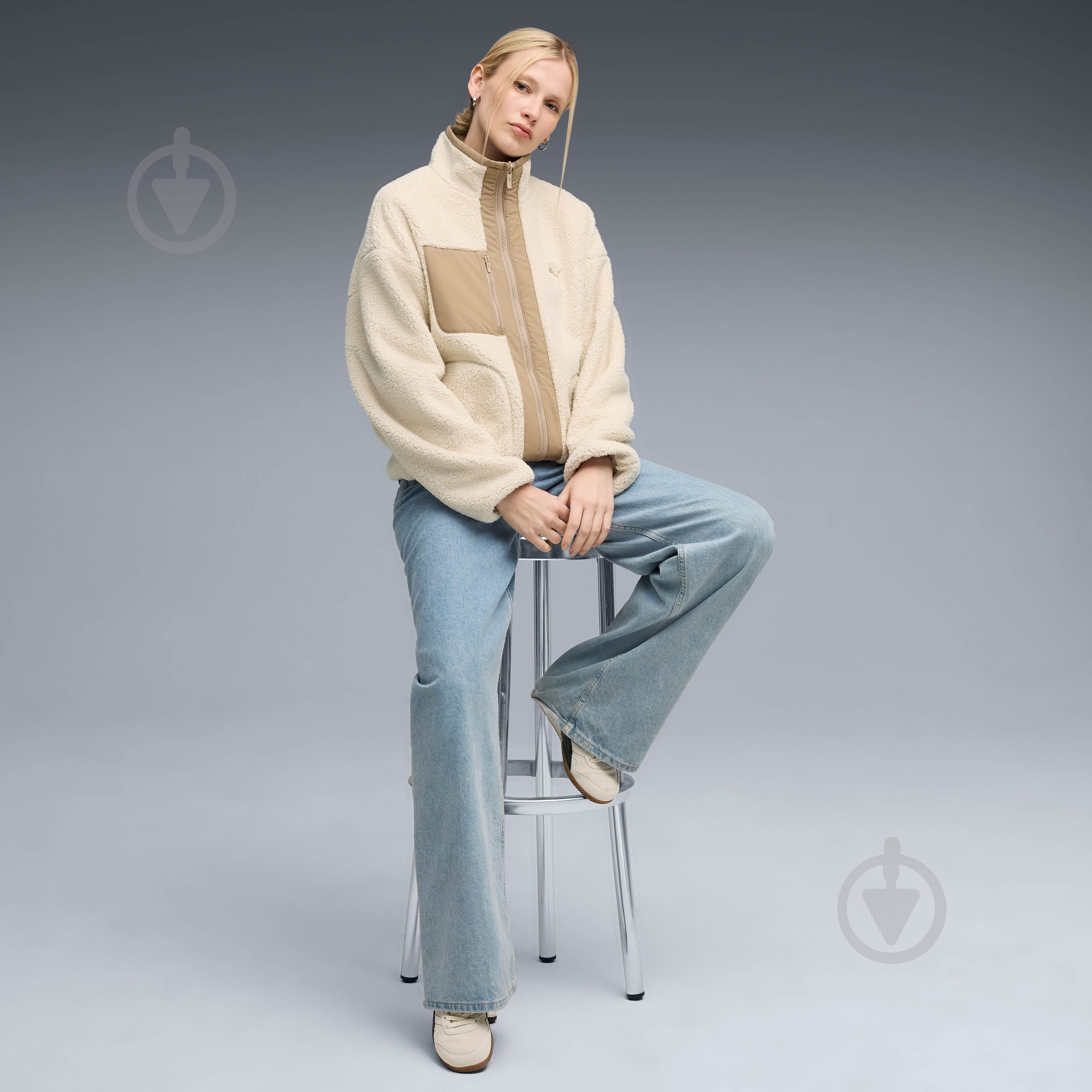 Куртка Puma Reversible Hybrid Sherpa Jacket 68838687 р.S - фото 3 Куртка Puma Reversible Hybrid Sherpa Jacket 68838687 р.S - фото 3