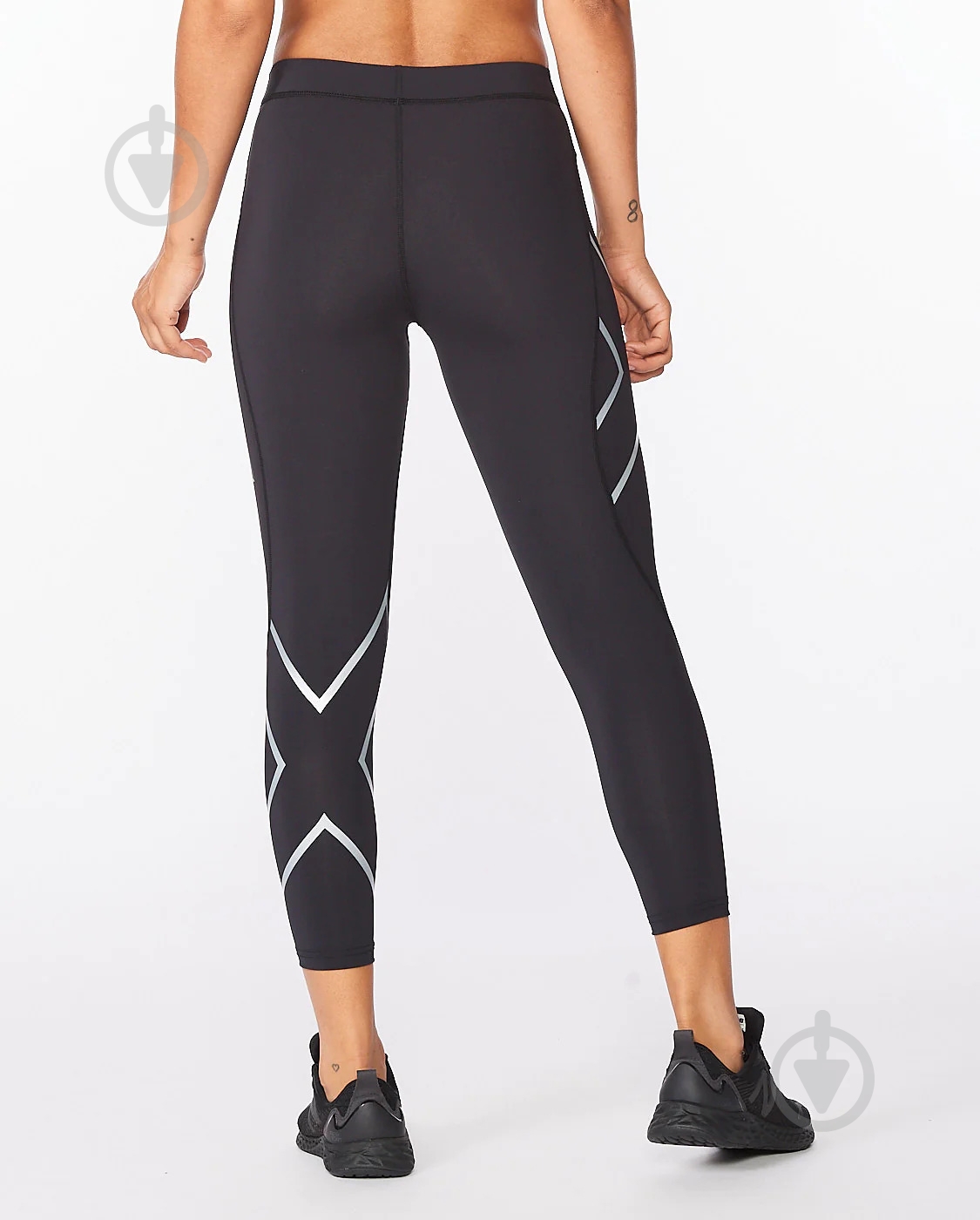 Лосини Core Compression 7/8 Tights WA4174b_BLK/SIL р.ST чорний - фото 2