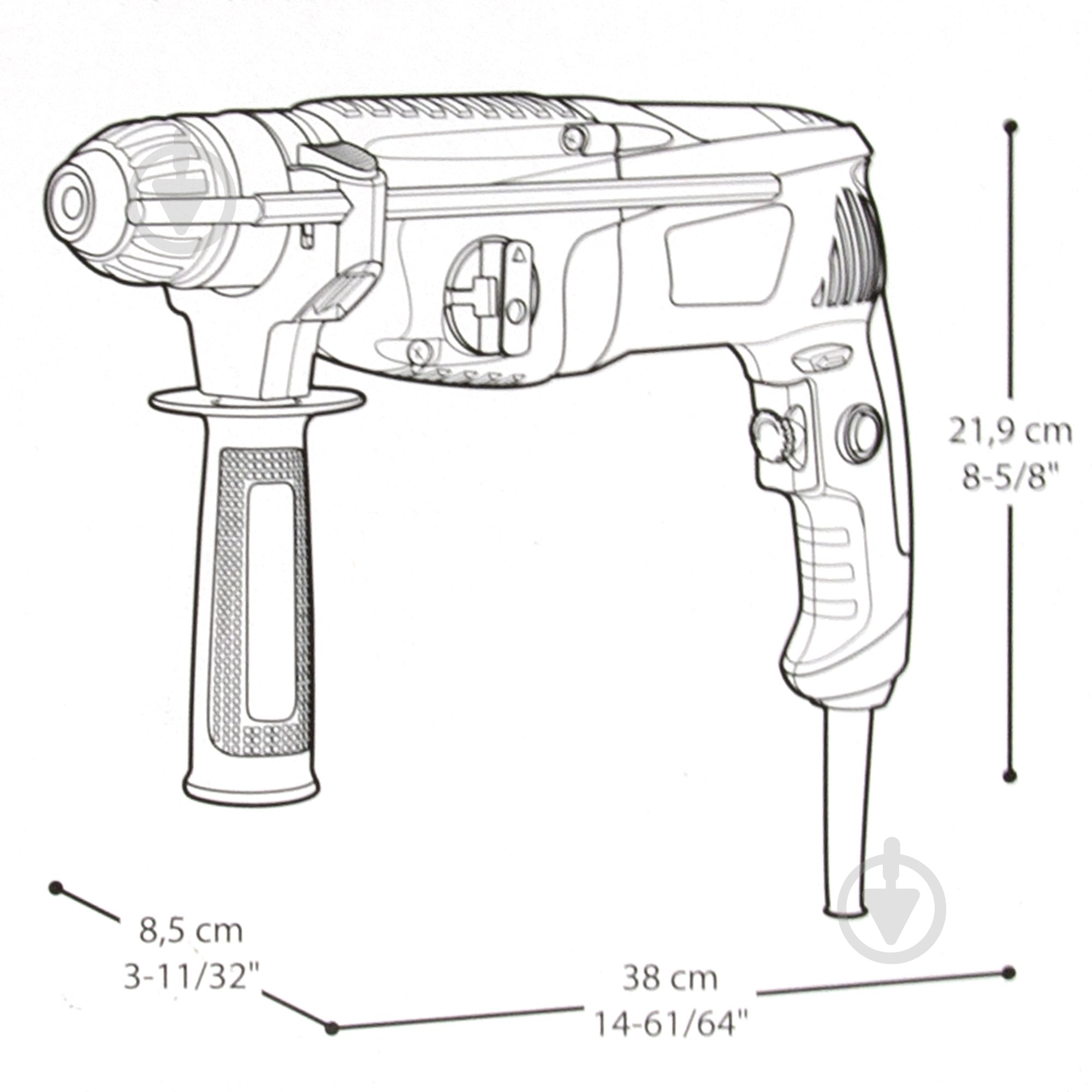 Перфоратор Crown CT18032 BMC - фото 8 Перфоратор Crown CT18032 BMC - фото 8