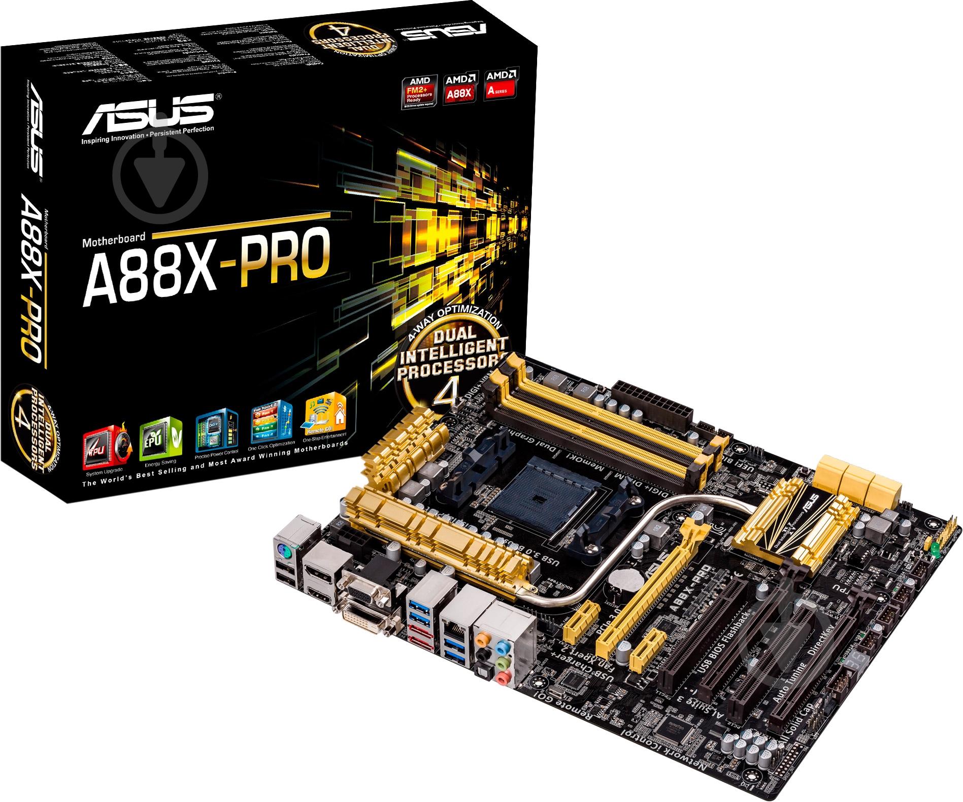 Материнская плата Asus A88X-PRO (Socket FM2+, AMD A88X, ATX) - фото 4 Материнская плата Asus A88X-PRO (Socket FM2+, AMD A88X, ATX) - фото 4