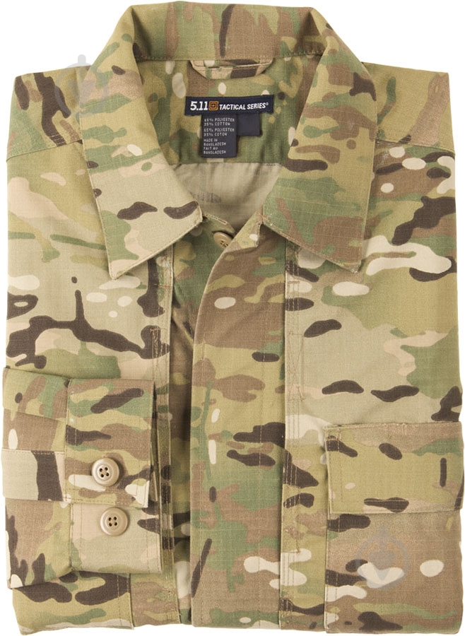 Рубашка 5.11 Tactical Tactical Multicam TDU р. L multicam 72013 - фото 3 Рубашка 5.11 Tactical Tactical Multicam TDU р. L multicam 72013 - фото 3