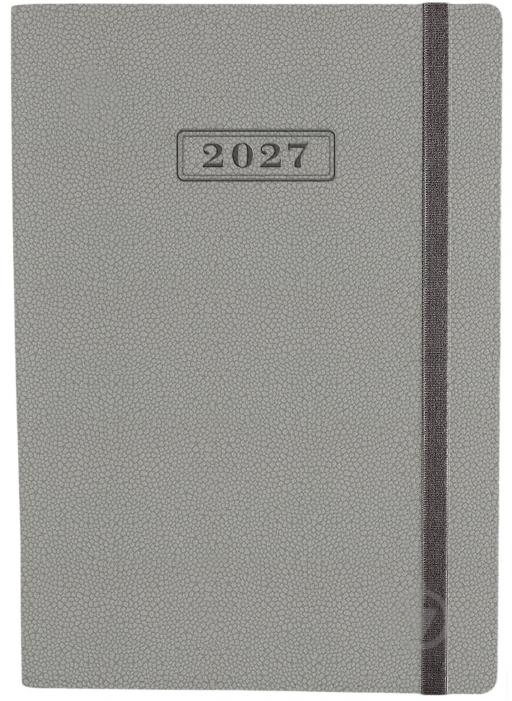 Щоденник датований лінія Optima Namib A5 2027 O25205-10 сірий - фото 1
