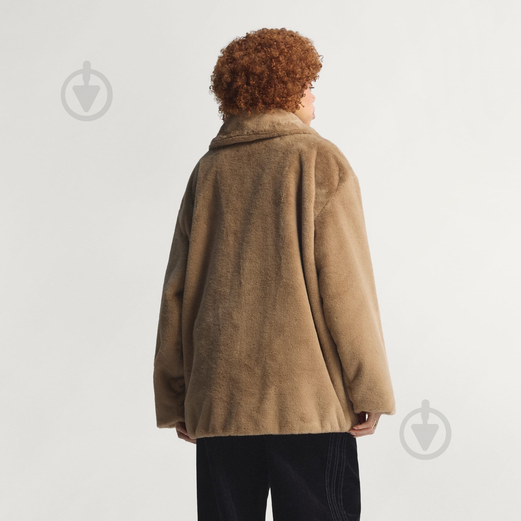 Куртка жіночий зимовий Adidas Fur Jacket JY2383 р.S коричневий - фото 2
