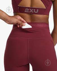 Лосини 2XU Form Stash Hi-Rise Comp Tight WA6874b_TRU/TRU р.XL червоний - фото 4