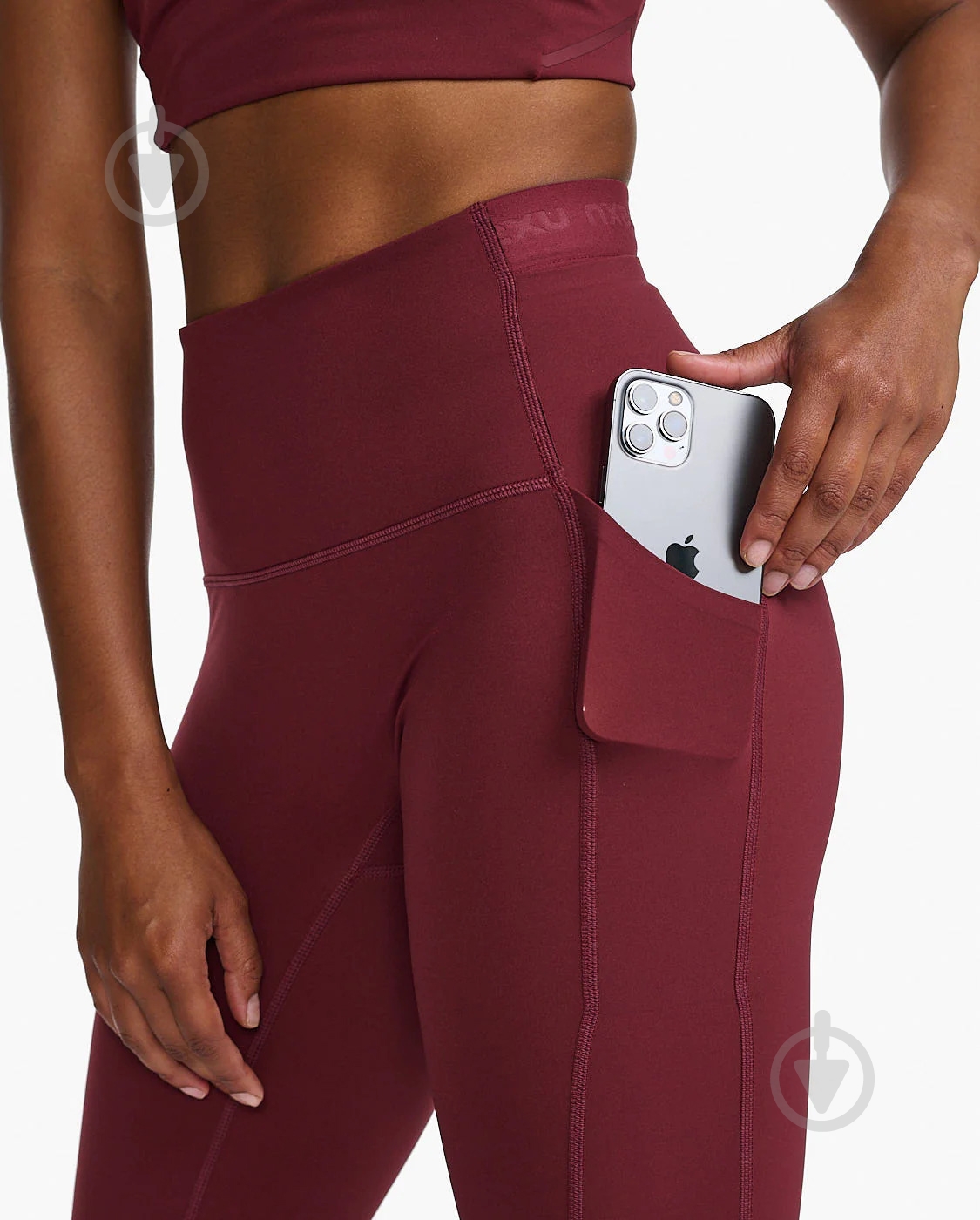 Лосини 2XU Form Stash Hi-Rise Comp Tight WA6874b_TRU/TRU р.XL червоний - фото 5