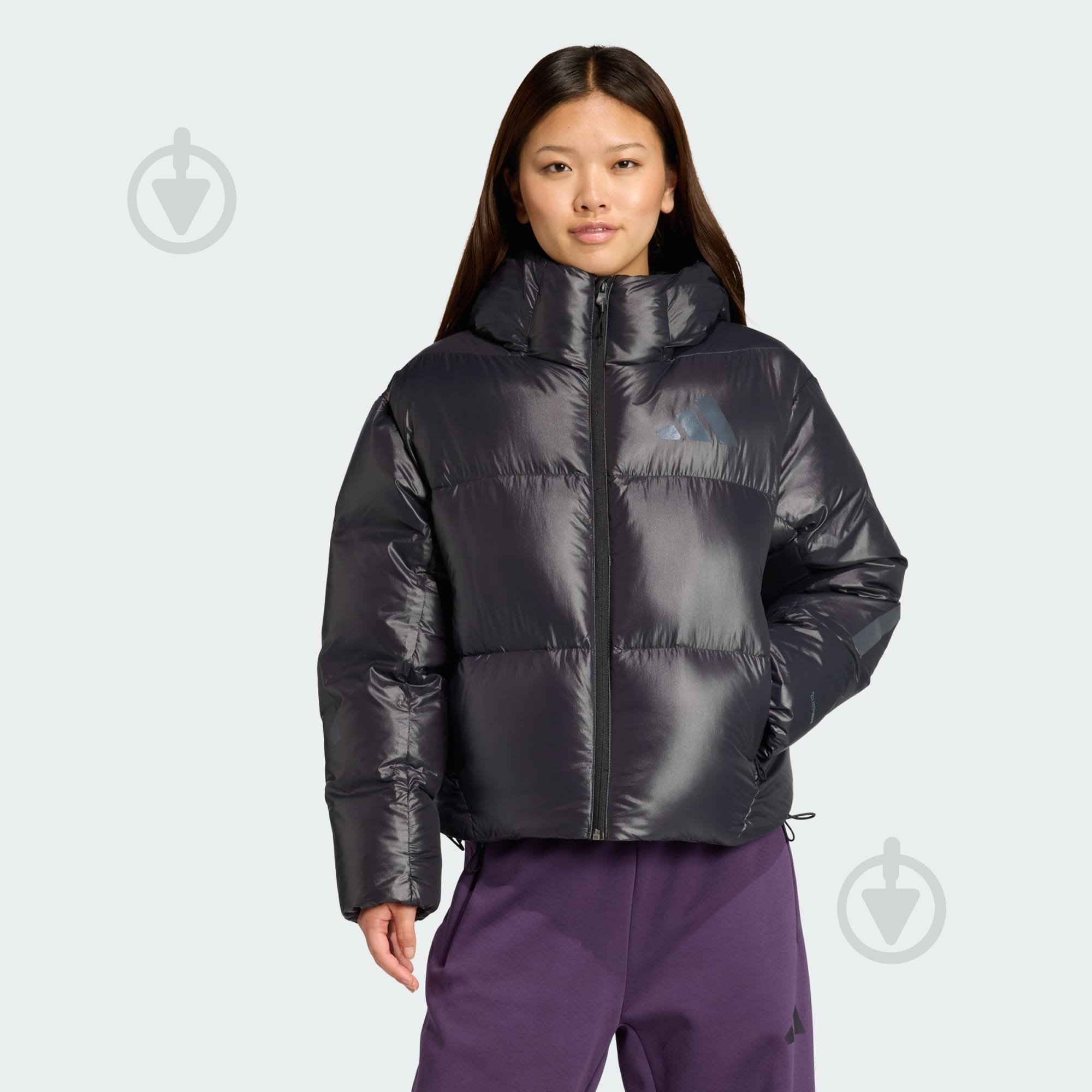 Пуховик женский зимний Adidas W Z.N.E. PUFFER JL6907 р.S черный - фото 1