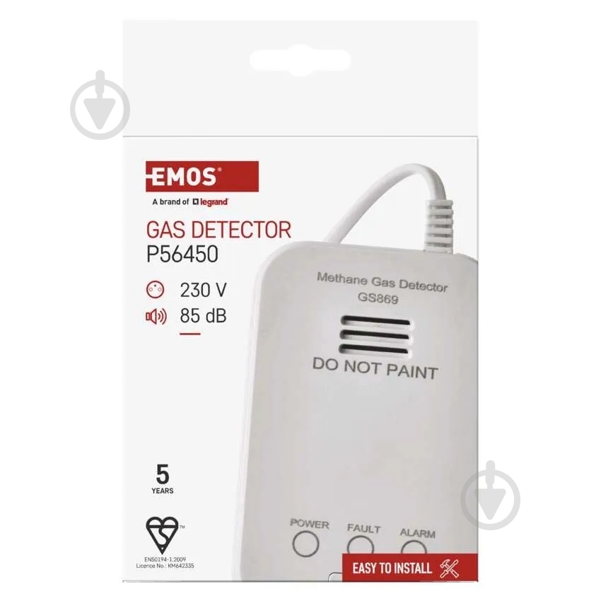 Датчик утечки газа Emos P56450 - фото 7