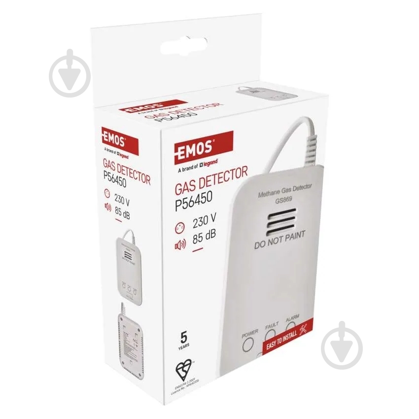 Датчик утечки газа Emos P56450 - фото 9