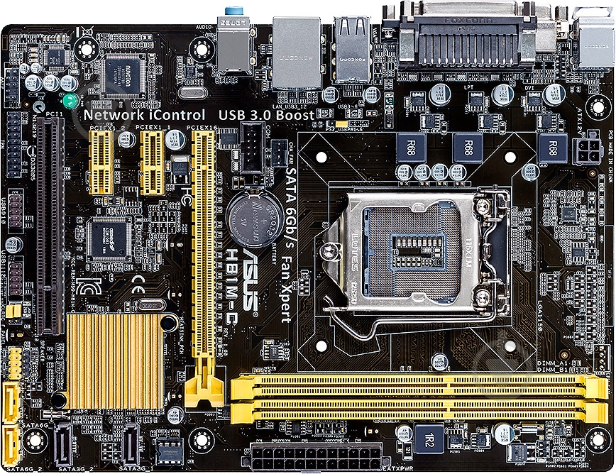 Материнская плата Asus H81M-C (Socket 1150, Intel H81, mirco ATX) - фото 1