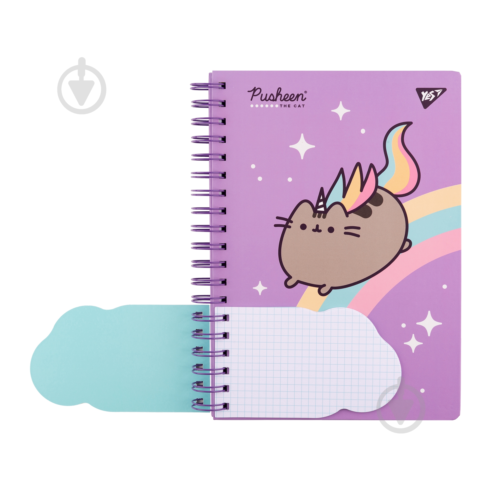 Блокнот YES 2 в 1 В5 В7 Pusheen - фото 2