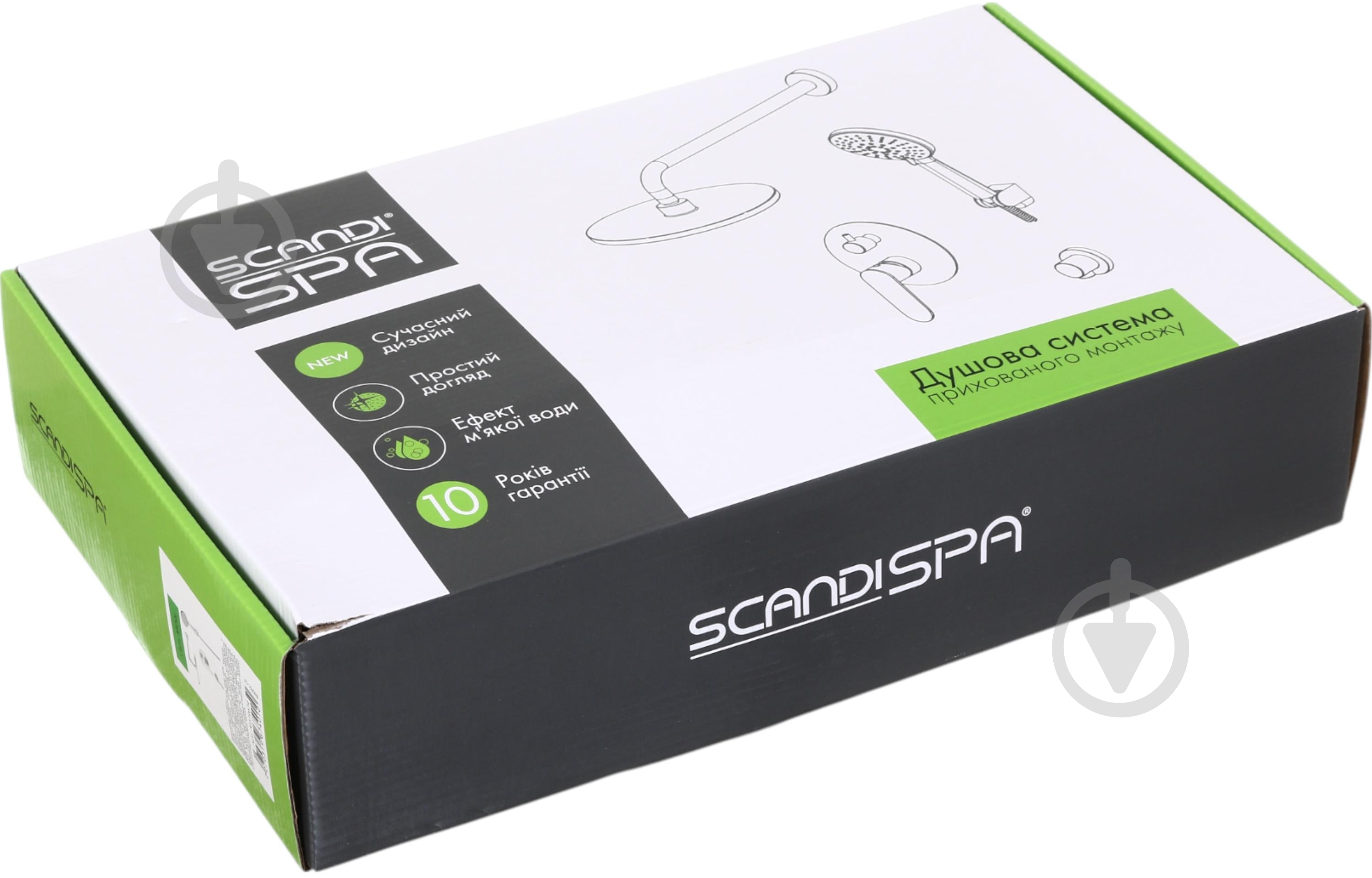Душевая система скрытого монтажа ScandiSPA Modi хром - фото 11