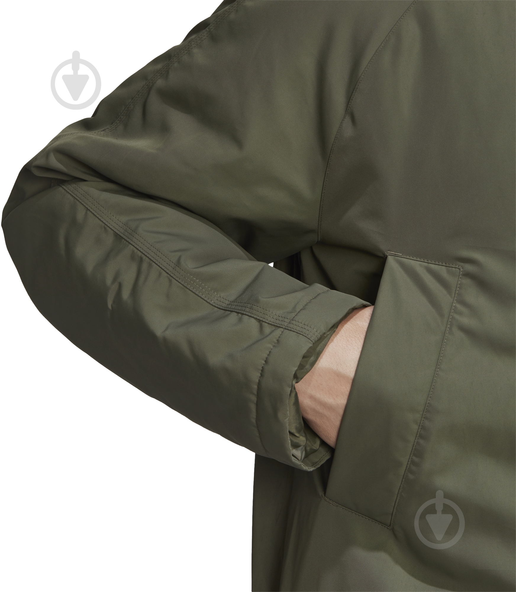 Куртка Adidas PAD FUR PARKA GE1313 р.L оливковая - фото 10