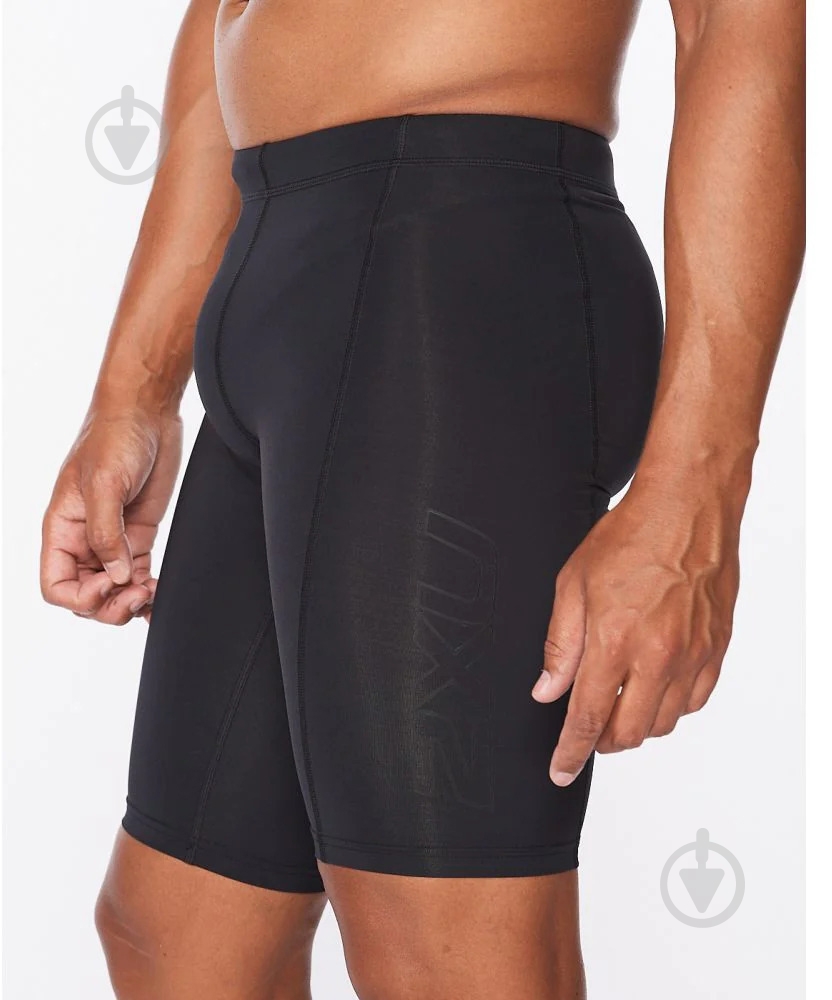 Велосипедки 2XU Core Compression Shorts MA3851b_BLK/NRO р. S черный - фото 2 Велосипедки 2XU Core Compression Shorts MA3851b_BLK/NRO р. S черный - фото 2