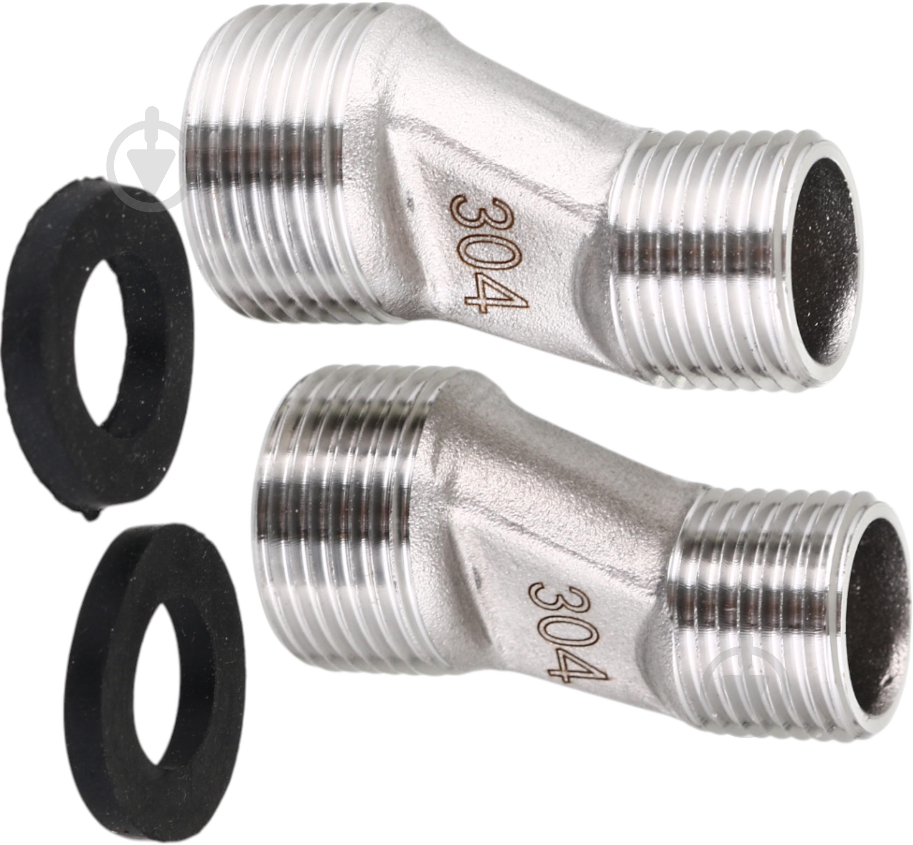 Смеситель для ванны Water House Loop BW0114 сатин - фото 3