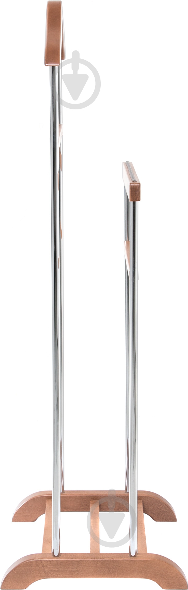 Вешалка для одежды Фенстер Комфорт №2 орех/алюминий - фото 3 Вешалка для одежды Фенстер Комфорт №2 орех/алюминий - фото 3