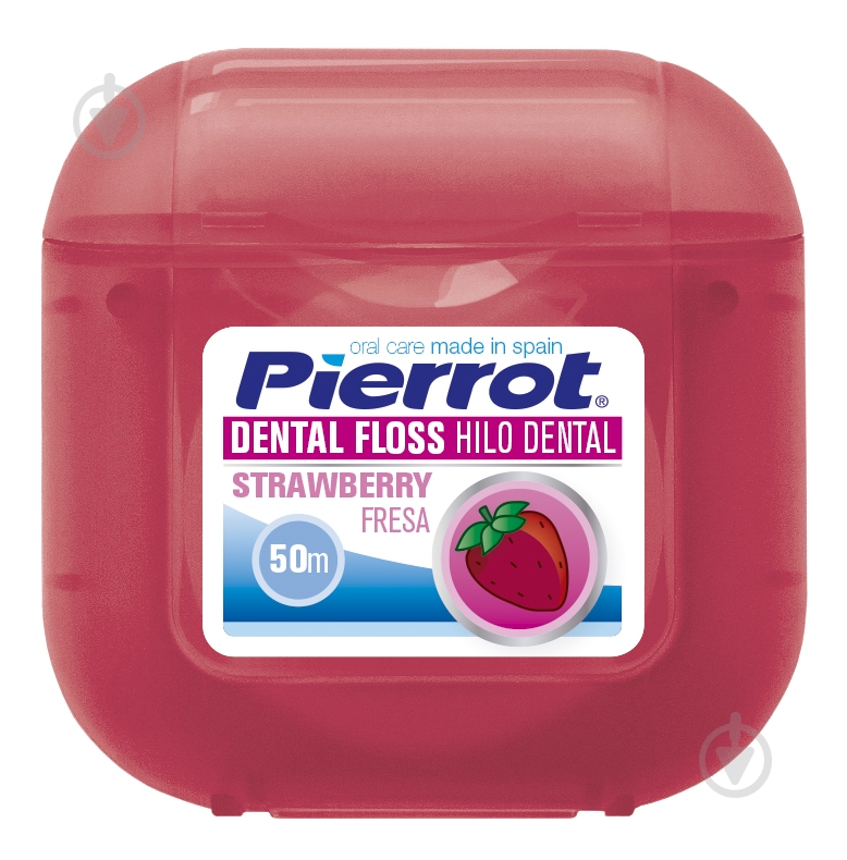 Зубна нитка Pierrot Полуниця 50 м - фото 2 Зубна нитка Pierrot Полуниця 50 м - фото 2