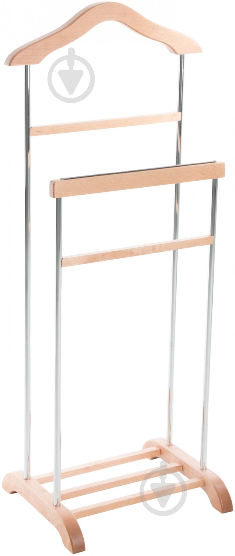 Вешалка для одежды Фенстер Комфорт №2 бук/алюминий - фото 1 Вешалка для одежды Фенстер Комфорт №2 бук/алюминий - фото 1