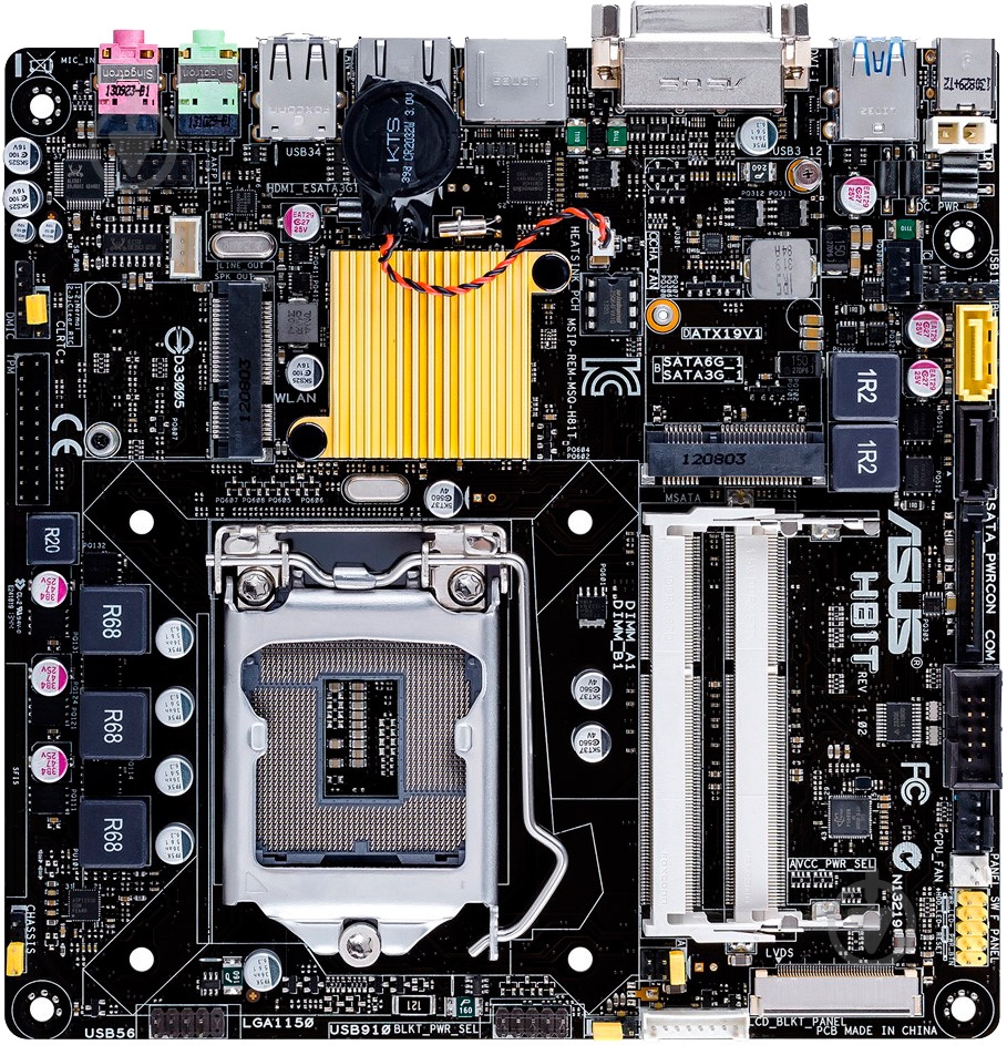 Материнская плата Asus H81T (Socket 1150, Intel H81, mini ITX) - фото 1