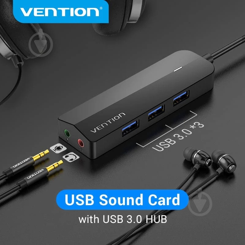 Док-станция Vention CHIBF black (CHIBF) - фото 5