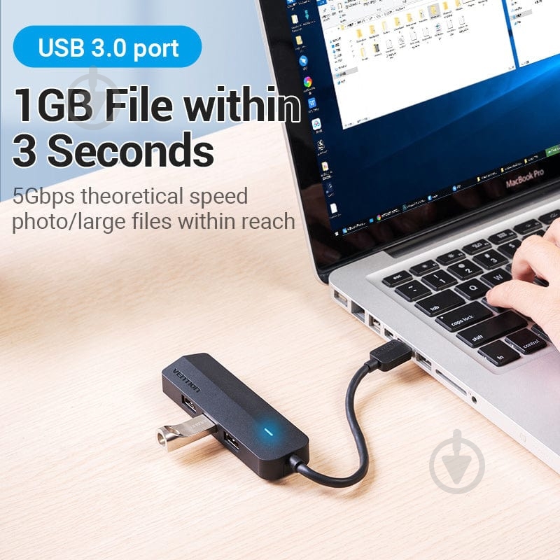 Док-станция Vention CHIBF black (CHIBF) - фото 9