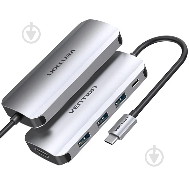 Док-станция Vention THFHB silver (THFHB) - фото 1 Док-станция Vention THFHB silver (THFHB) - фото 1