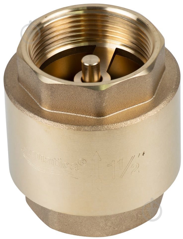 Клапан обратный Aquatica F1 1/2" × F1 1/2" (латунь) euro 640 г 779658 - фото 1